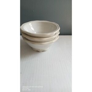Pavilion Princess‎ House Bowls Set of 3 Scalloped Edge Dessert Bowls